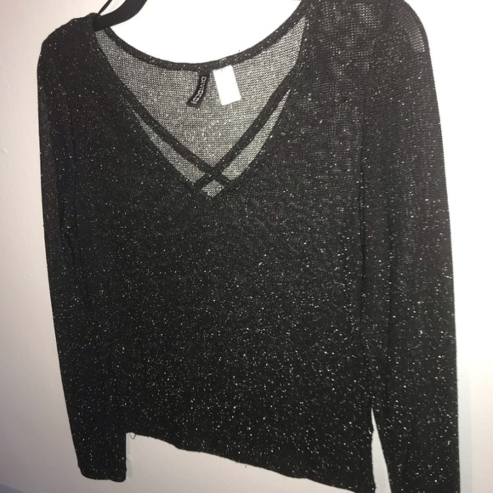 H&M’s black/gold top